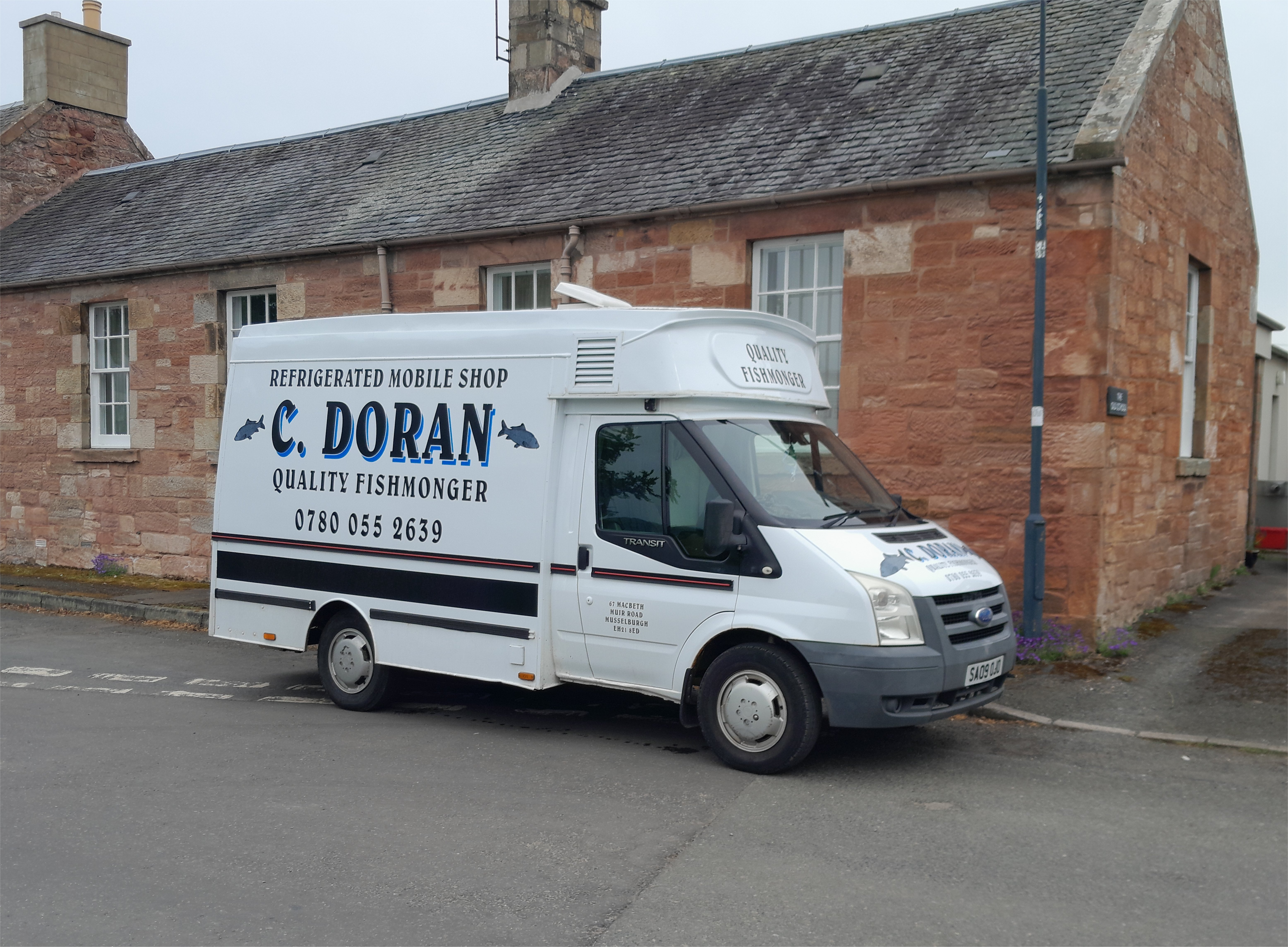 Fish delivery van