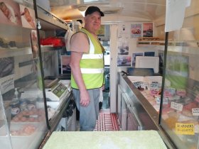 Fish delivery van